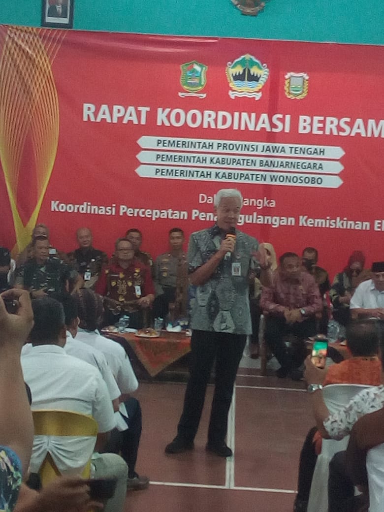 KUNJUNGAN KERJA GUBERNUR JAWA TENGAH DI BANJARNEGARA